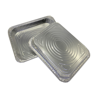 Shallow Aluminum Foil Take Out Containers