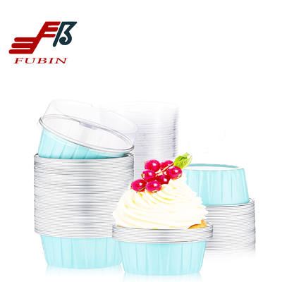3.35 Inch Airline Aluminium Foil Baking Cups Cupcake Molds