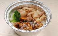 800ml Round Foil Baking Trays Alloy 8011 Foil Bowl With Lid