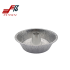 Non Toxic Round Disposable Aluminum Foil Cake Pans 195x62mm