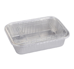High Quality Disposable aluminium Foil Box Recutangle Take Away Food Foil aluminium Containers With foil lid
