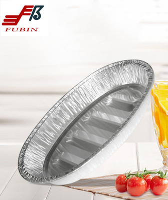 FDA Oval Foil Trays 7800ml Microwave Oven Aluminum Tray