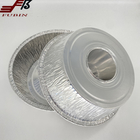 1400ml Round Foil Trays 8'' Deep Disposable Aluminum Foil Pans