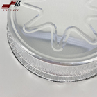 Food Grade 8 Inch Aluminum Foil Pans With Lids Round Shape