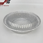 Plastic Lids Round Foil Trays 650ml Aluminum Foil Pan