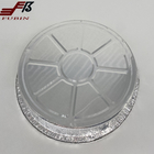 Wrinklewall Round Aluminium Foil Container Silver 9 Inch Pizza Tray