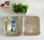 Loaf Packing Square Foil Trays Biodegradable Non Toxic Material