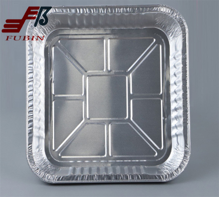 1400ml Square Foil Trays