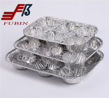 6 Cavity Tin Foil Muffin Tins