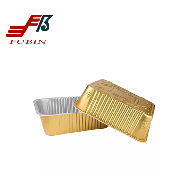 25 micron Airline Meal Tray FDA Round Aluminum Pans With Lids