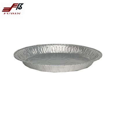 800ML Shallow Round Foil Trays Disposable Pie Pans Eco - Friendly