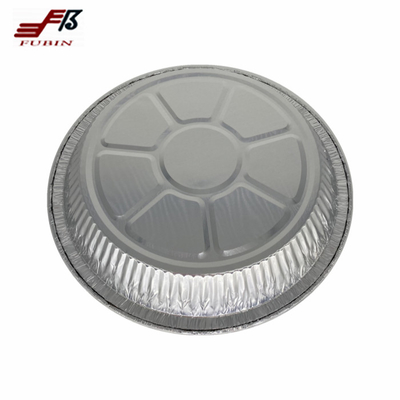 800ML Shallow Round Foil Trays Disposable Pie Pans Eco - Friendly
