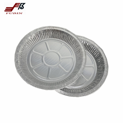 800ML Shallow Round Foil Trays Disposable Pie Pans Eco - Friendly