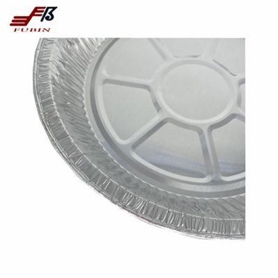 800ML Shallow Round Foil Trays Disposable Pie Pans Eco - Friendly