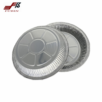 800ML Shallow Round Foil Trays Disposable Pie Pans Eco - Friendly