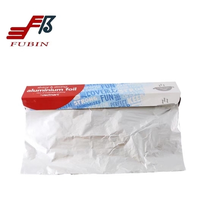Heat Resistance 25mic Household Aluminum Foil Roll For Food Packing