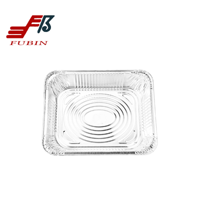 Half Size 9*13'' Takeout Rectangular Foil Containers For Food Packaging
