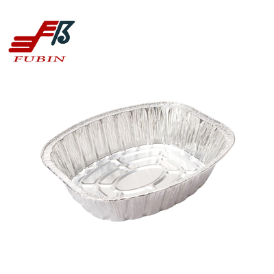 7800ML Disposable Oval Foil Trays For Turkey Roasting