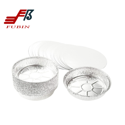 Restaurant Kitchen 7 Inch Round Foil Pizza Pie Pan With Lid