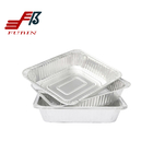 72mm Height Rectangular Foil Trays Carry Out Disposable Biodegradable