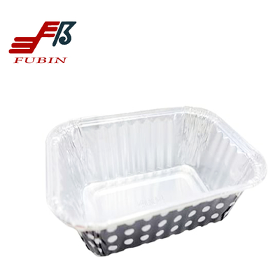 Biodegradable Colored Aluminum Foil Pans Cheesecake Microwave Oven