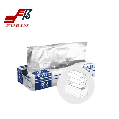 8011 Aluminum Foil Pop Up Sheets Restaurant Foil Paper For Food