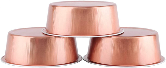 Food grade Disposable Customize Colorful Cake Pudding Aluminum Foil Baking Cups packing work from home