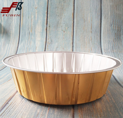 750ml Airline Meal Tray Disposable Aluminium Foil Container Round