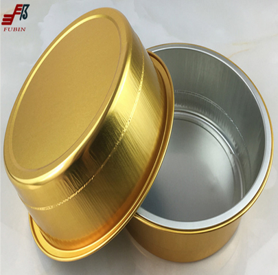 1500ml Round Aluminum Foil Baking Trays Takeout Lunch Tableware Container