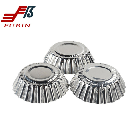 50ml Aluminum Foil Baking Tray Mini Chocolate Cup Egg Tart Mold For Cupcake Liner