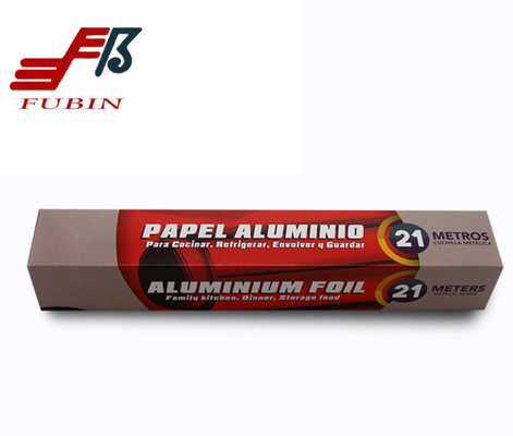 21m Length Household Aluminum Foil Roll Home Packing Jobs