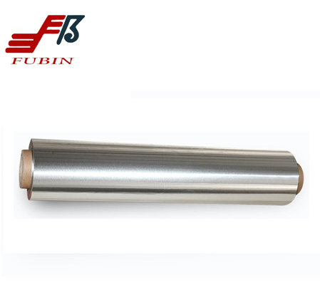 Soft Temper Silver Household Aluminum Foil Roll Environmentally Friendly