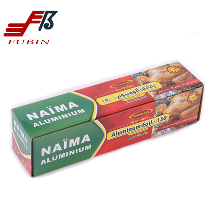Soft Temper Silver Household Aluminum Foil Roll Environmentally Friendly