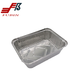 OEM Rectangular Foil Trays Disposable Aluminum Container For Restaurant