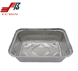 OEM Rectangular Foil Trays Disposable Aluminum Container For Restaurant