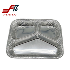 Disposable Aluminum Foil Lunch Box Take Out Food Foil Containers