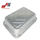Roasting 1000ml Rectangular Foil Trays Disposable Food Packing Box