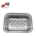 650ml Aluminum Foil Container For Canteen Food Storage Silver Color