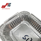 Custom 360ml Rectangular Foil Trays Water Treatment Aluminum Sarter Packaging
