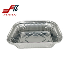 Alloy 8011 550ml Rectangular Foil Trays With Lids Work Home Packaging