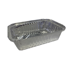 Takeaway 650ml Food Grade Rectangular Foil Trays For Broiling