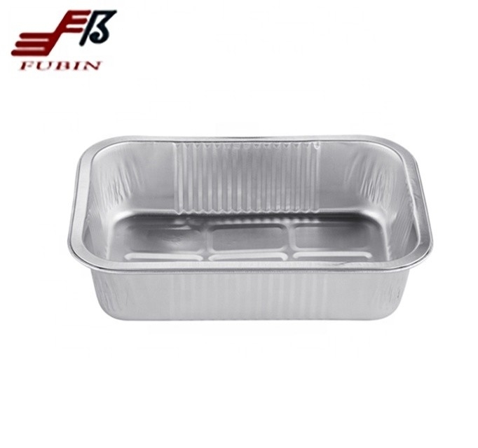 High Quality Disposable aluminium Foil Box Recutangle Take Away Food Foil aluminium Containers With foil lid