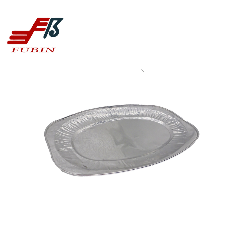 Family Embossed Silver Foil Pie Dishes Food Grade material