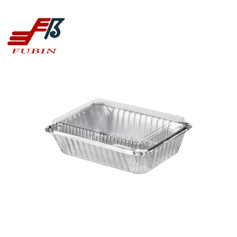 FDA Aluminium Foil Container Lid Food Grade Clear Plastic Lid