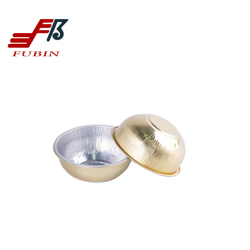 Colorful Cupcake Aluminium Foil 230ML Square Shape
