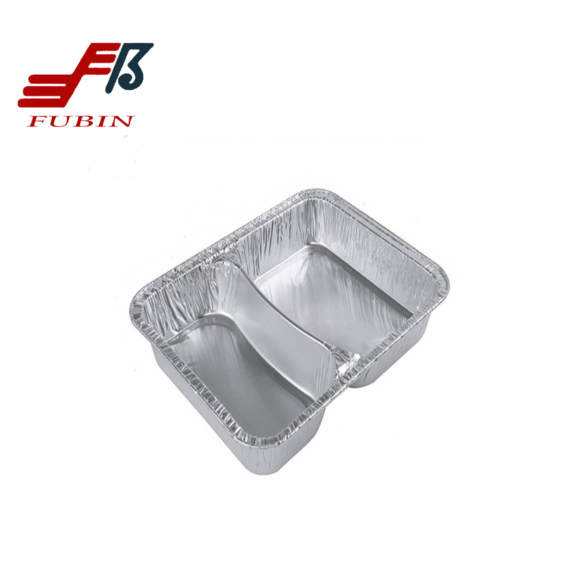 8011 Aluminium Foil Packaging Box two Compartments