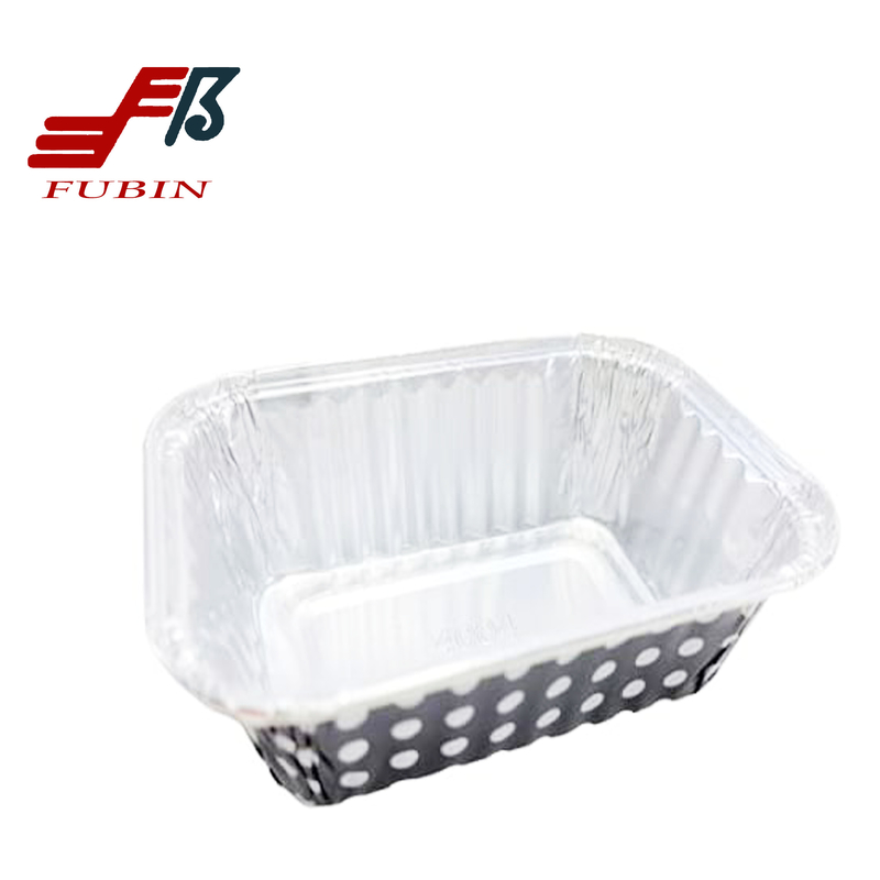 Biodegradable Colored Aluminum Foil Pans Cheesecake Microwave Oven