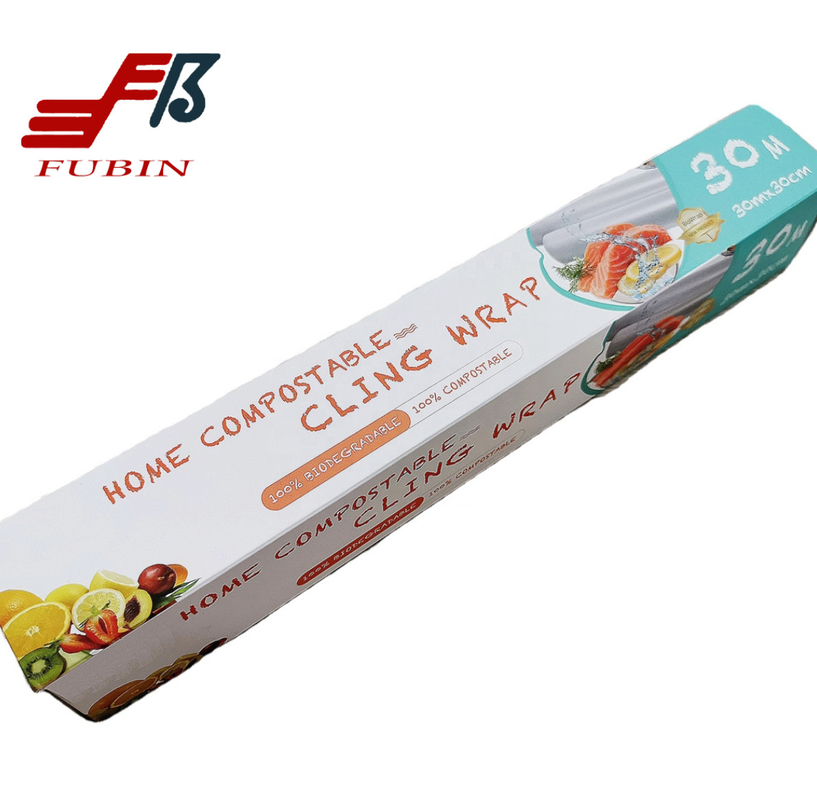 Biodegradable Compostable Wrap Cling Film 30cm*30m For Preserved Fruit