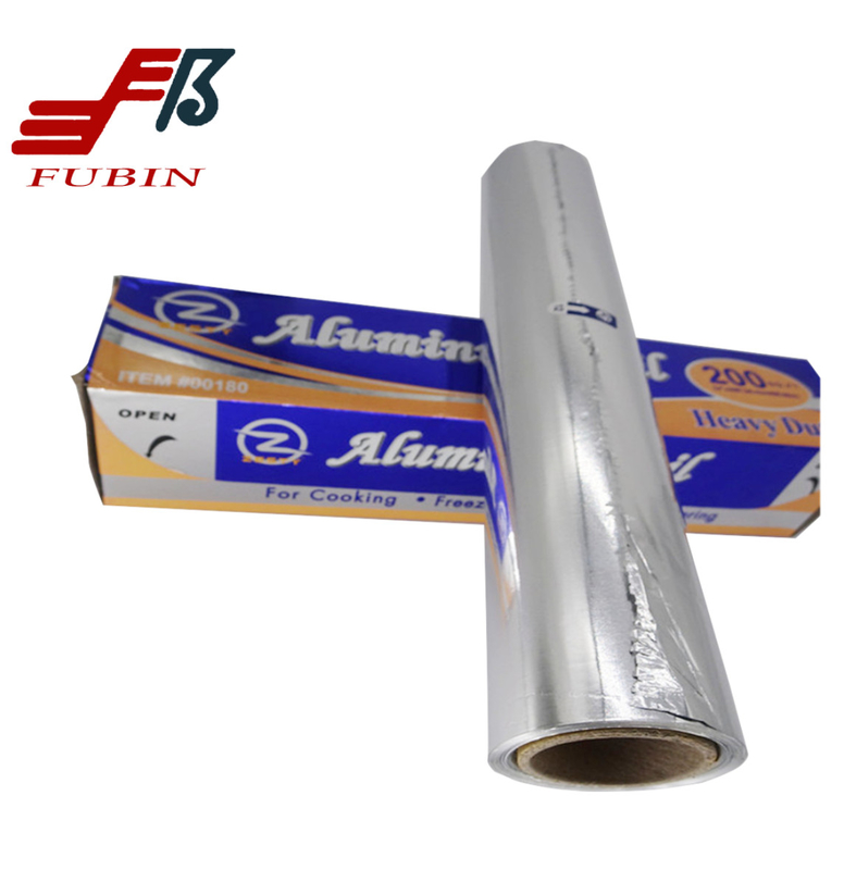 0.09mm Thickness Disposable Household Aluminum Foil Roll For Baking Food